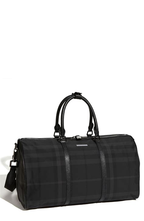 burberry duffle bag black|Burberry duffle bag men's.